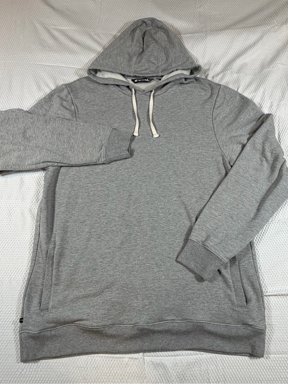 Travis Matthew Cloud Hoodie Men’s XXL Heather Gray Modal Cotton Stretch Pullover
